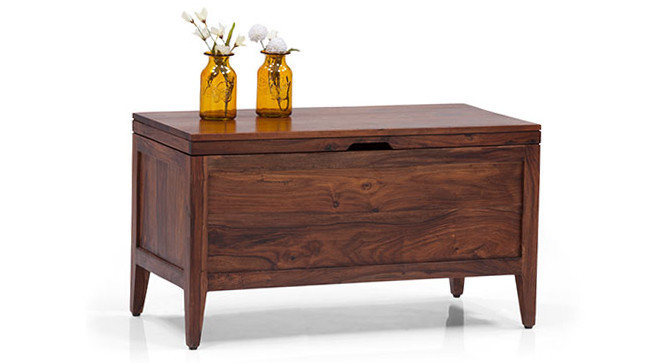 Norvik Storage Bench Teak Finish